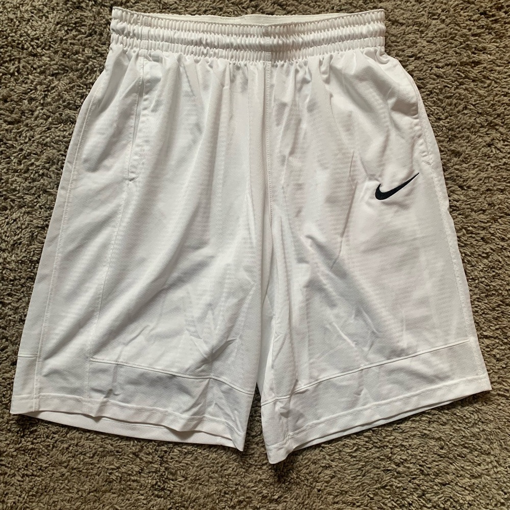 Nike Men's White Athletic Shorts